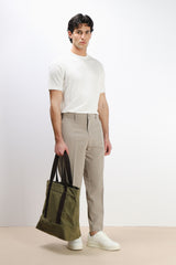 T-SHIRT GIRCOLLO IN MAGLINA BIANCO