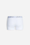 BOXER CON ELASTICO A CONTRASTO BIANCO