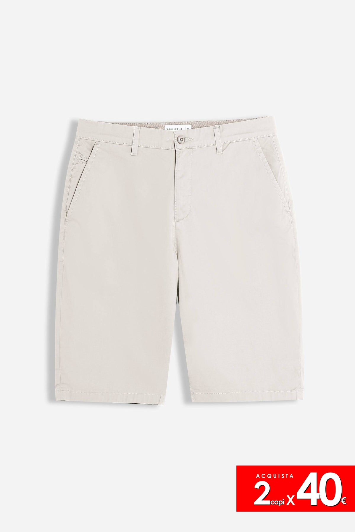 BERMUDA CHINO BASIC GESSO