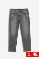 DENIM REGULAR FIT GRIGIO