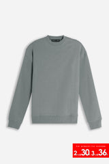 FELPA GIROCOLLO BASIC GRIGIO MEDIO