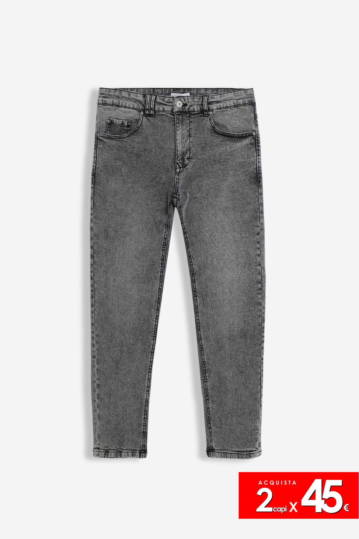 DENIM SLIM FIT GRIGIO