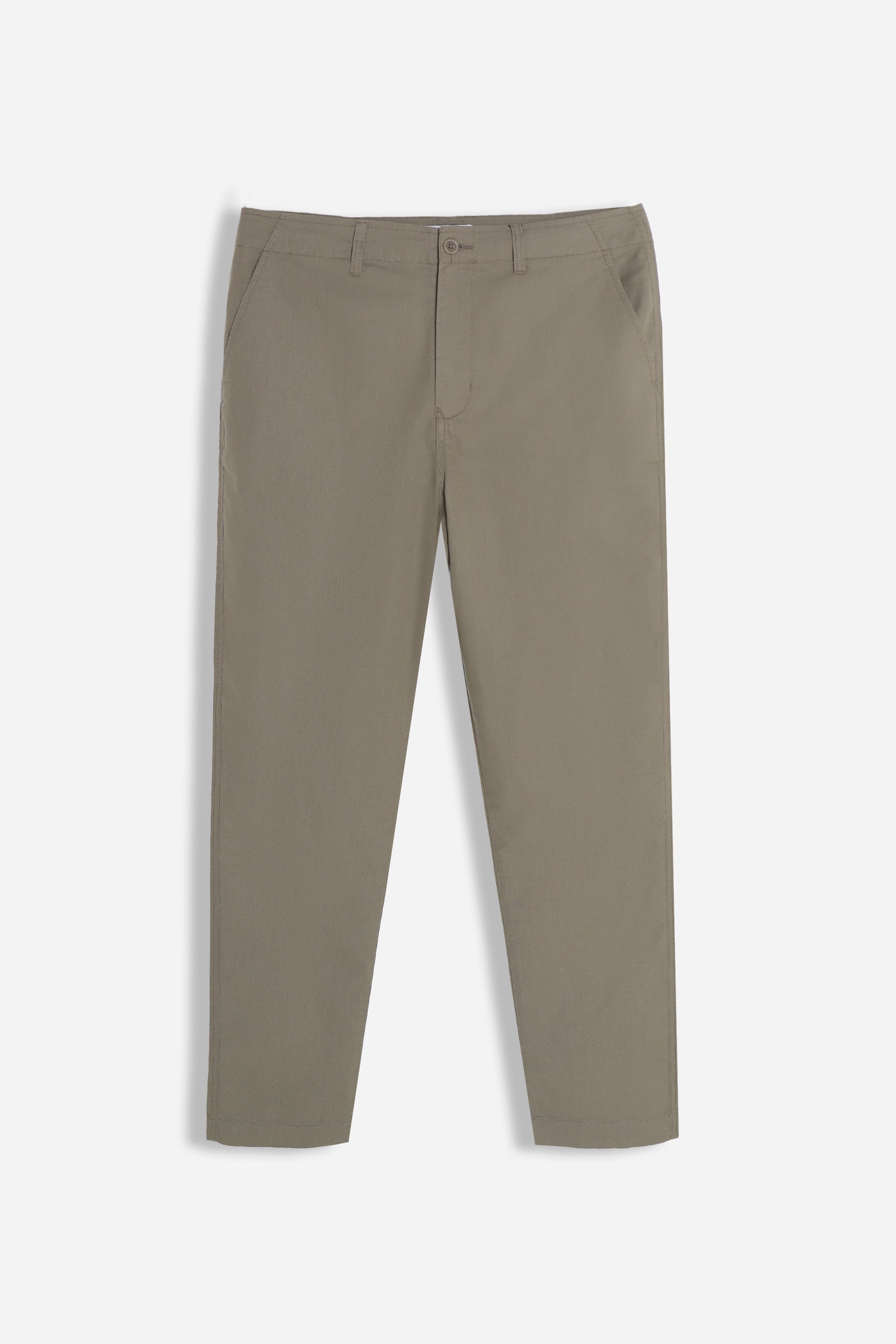 PANTALONE CHINO BASIC COTONE VERDE MILITARE
