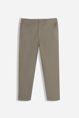 PANTALONE CHINO BASIC COTONE VERDE MILITARE