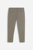 PANTALONE CHINO BASIC COTONE VERDE MILITARE
