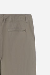 PANTALONE CHINO BASIC COTONE VERDE MILITARE