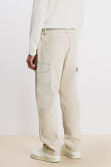 DENIM CARGO BAGGY BEIGE