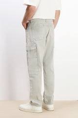 DENIM CARGO BAGGY VERDE MUSCHIO