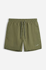 COSTUME BOXER TINTA UNITA VERDE MILITARE