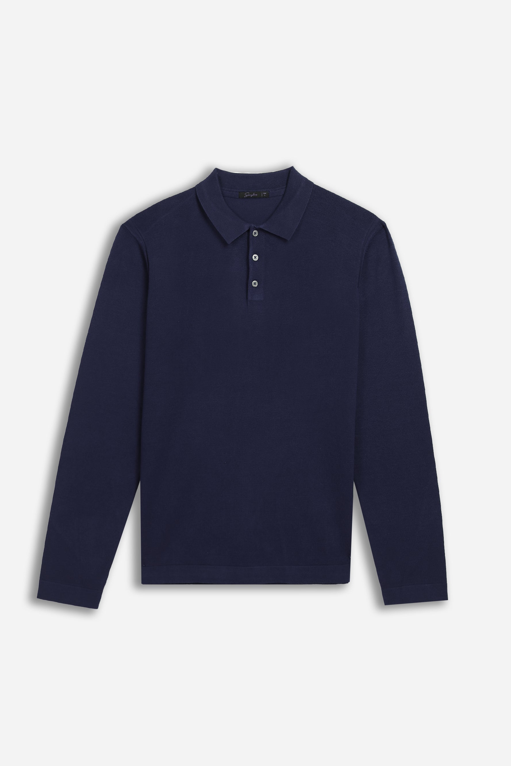 POLO CON BOTTONI BLEU