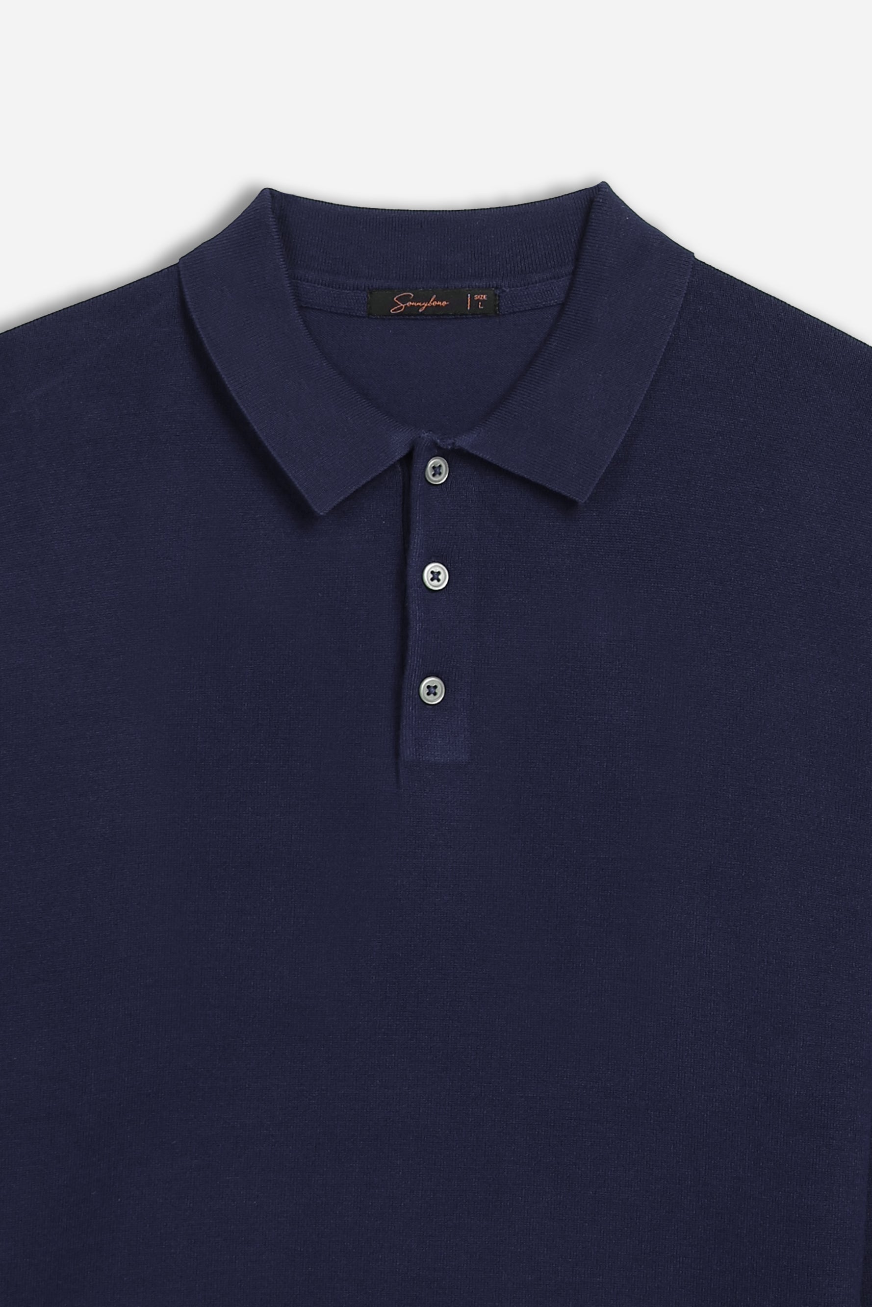 POLO CON BOTTONI BLEU