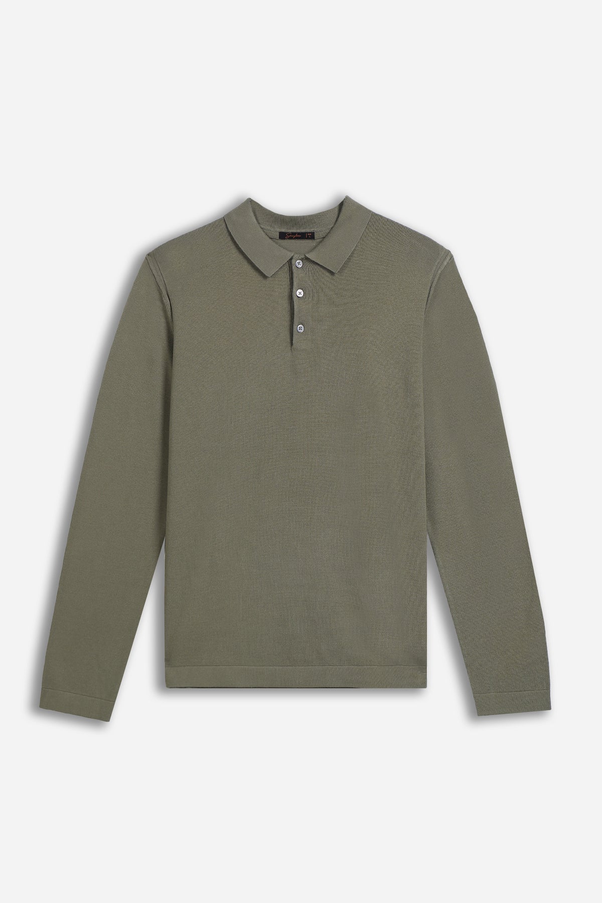 POLO CON BOTTONI SALVIA
