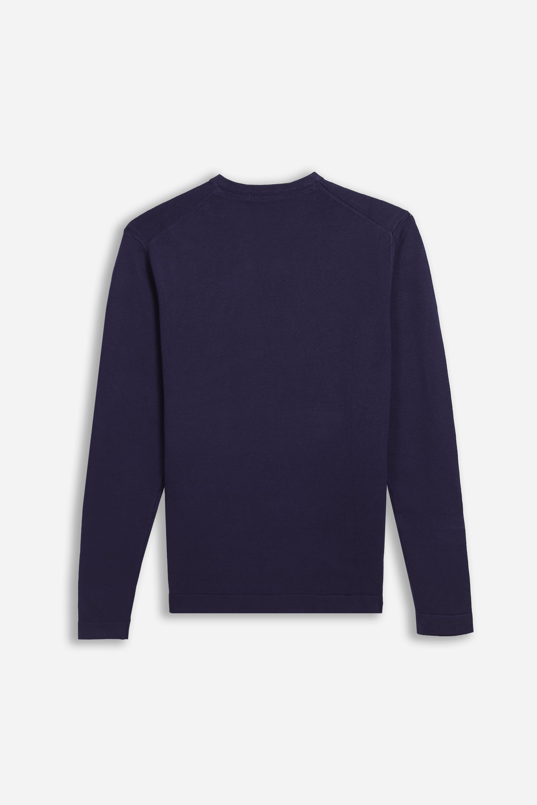 MAGLIA SCOLLO A V BASIC BLEU