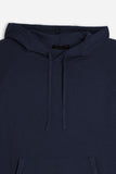 MAGLIA MODELLO FELPA CON CAPPUCCIO E MARSUPIO DENIM