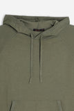 MAGLIA MODELLO FELPA CON CAPPUCCIO E MARSUPIO SALVIA