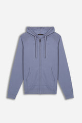 MAGLIA CON ZIP, CAPPUCCIO E MARSUPIO AVION