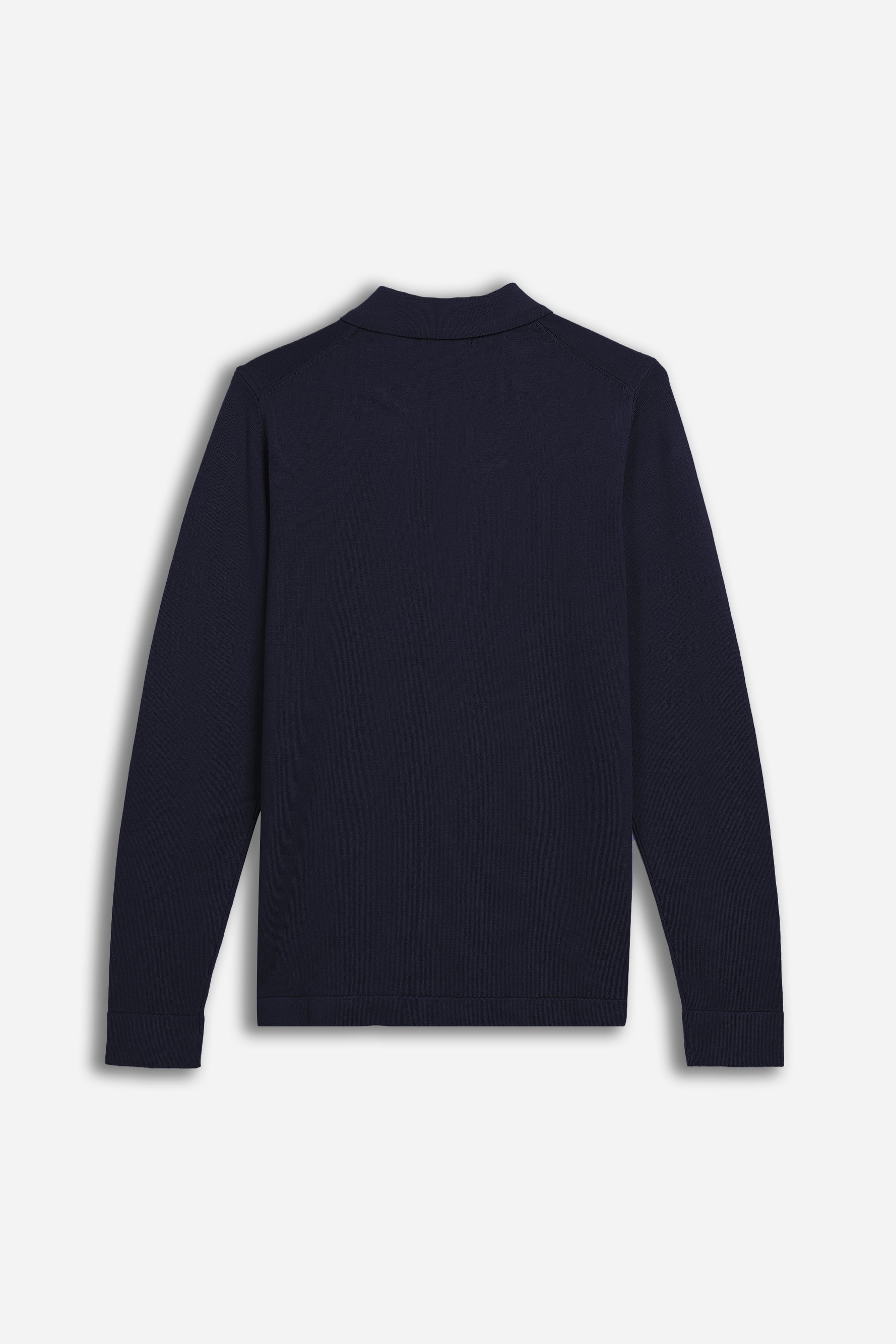CARDIGAN CON COLLO POLO BLEU