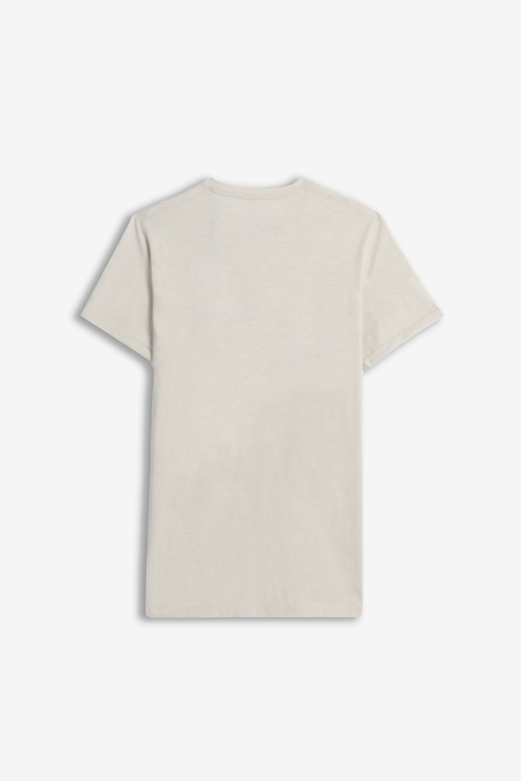 T-SHIRT SLUB CON TASCHINO BEIGE CHIARO - Sonnybono