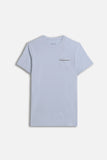 T-SHIRT SLUB CON TASCHINO CELESTE - Sonnybono