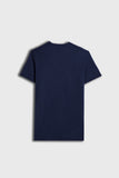 T-SHIRT SLUB CON TASCHINO INDACO - Sonnybono