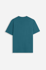 T-SHIRT GIROCOLLO BASIC CON DETTAGLIO VERDONE