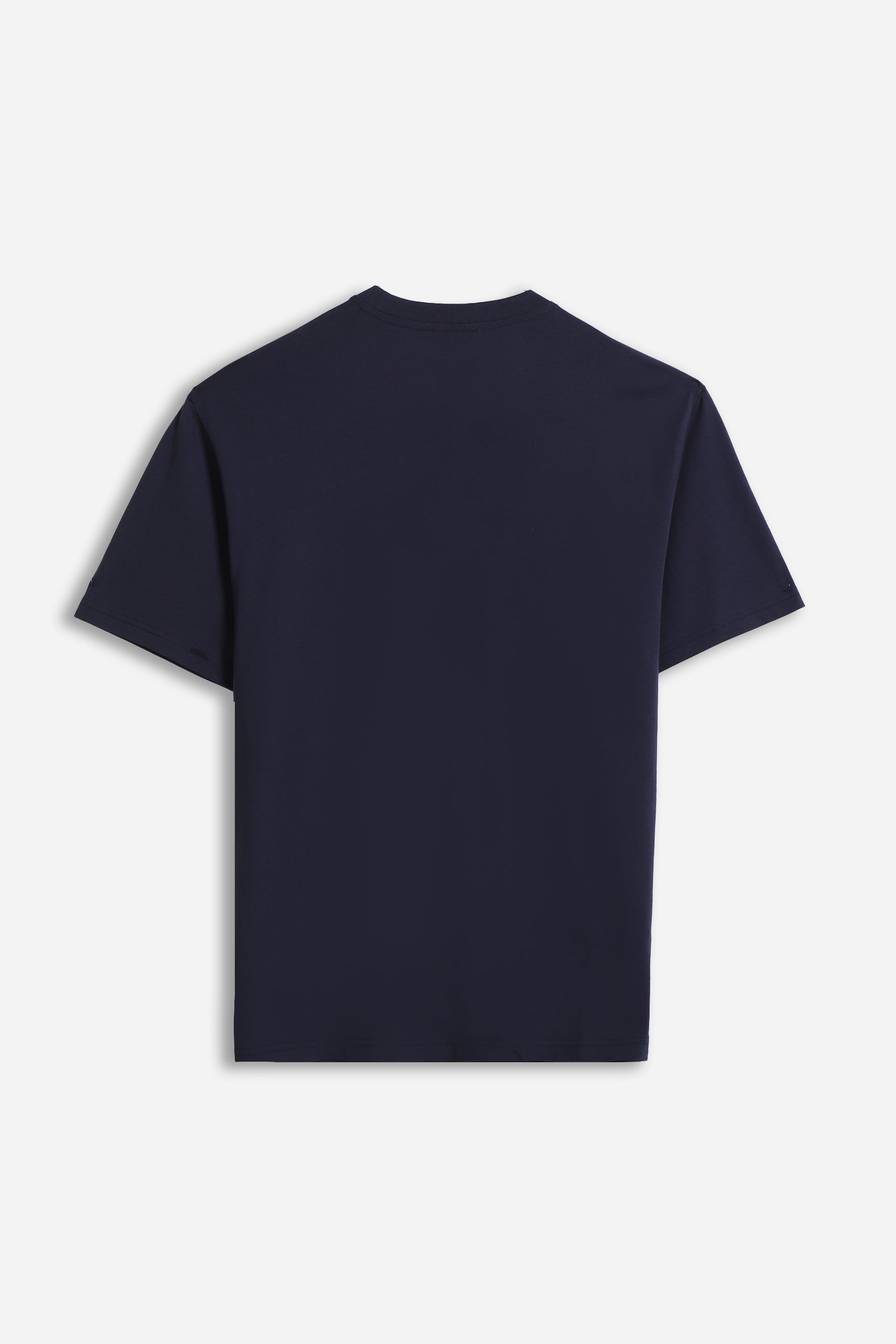 T-SHIRT CON STAMPA E RICAMO BLEU