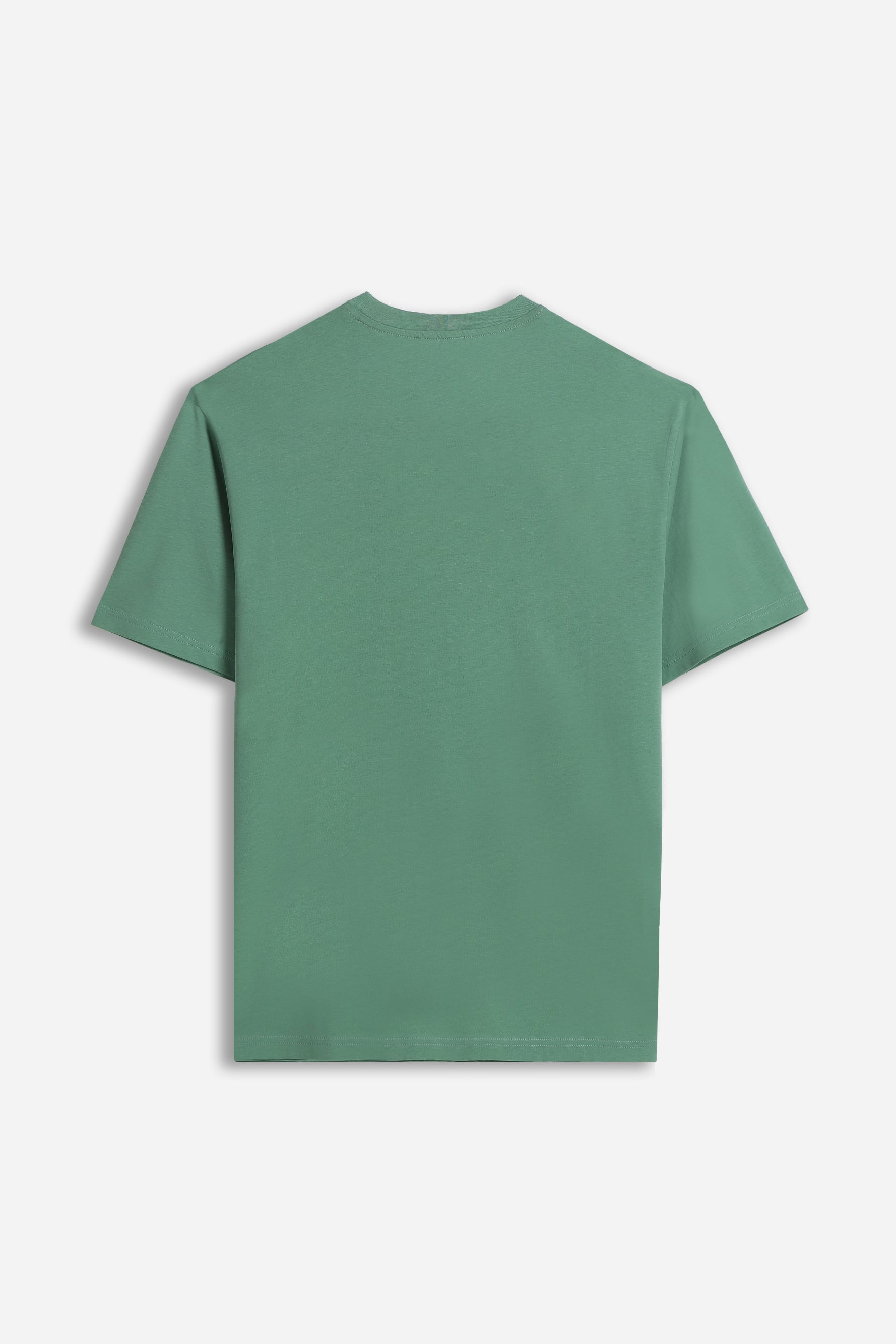 T-SHIRT CON STAMPA E RICAMO SALVIA