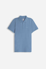 POLO IN PIQUET STRETCH AVION