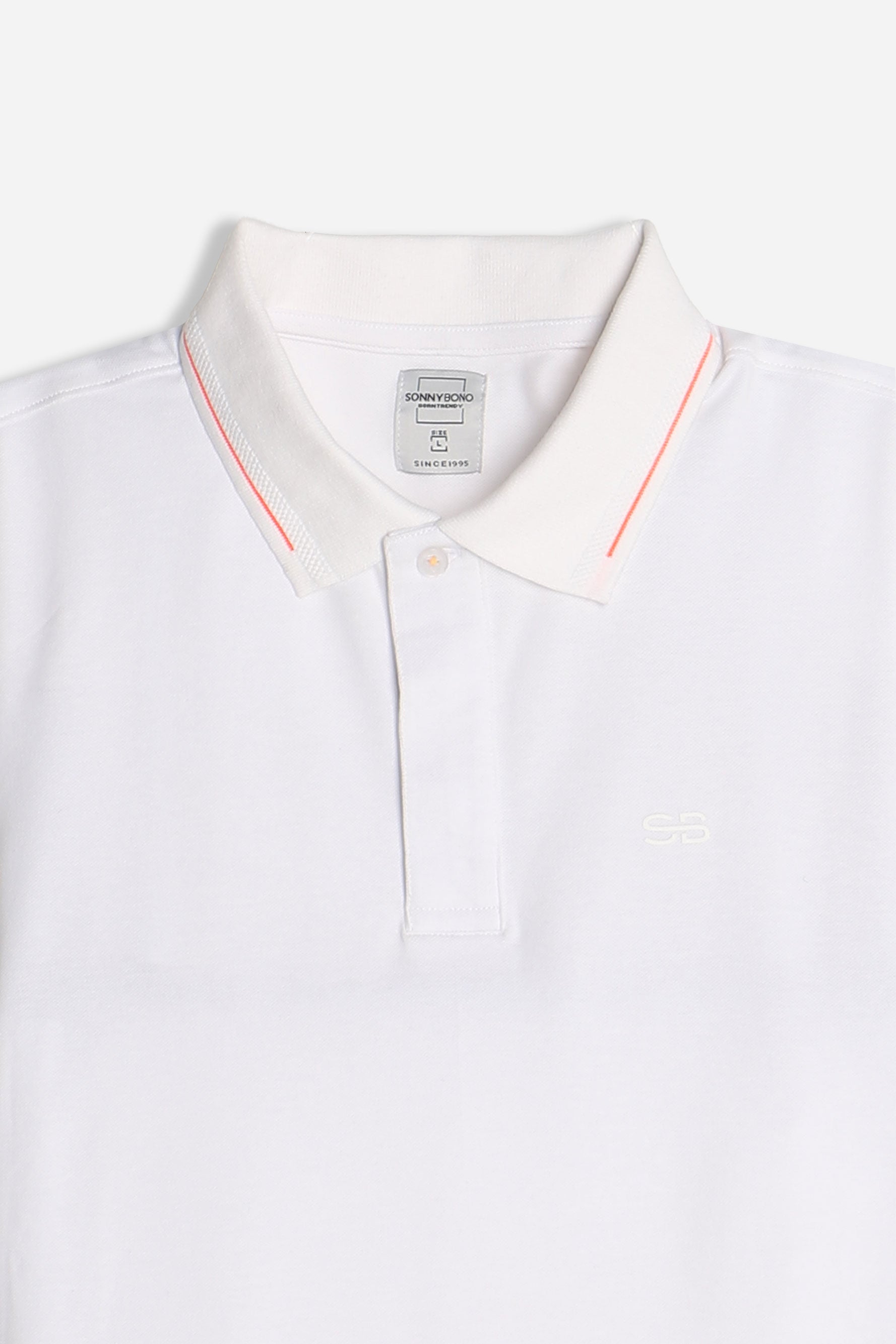 POLO IN PIQUET STRETCH BIANCO