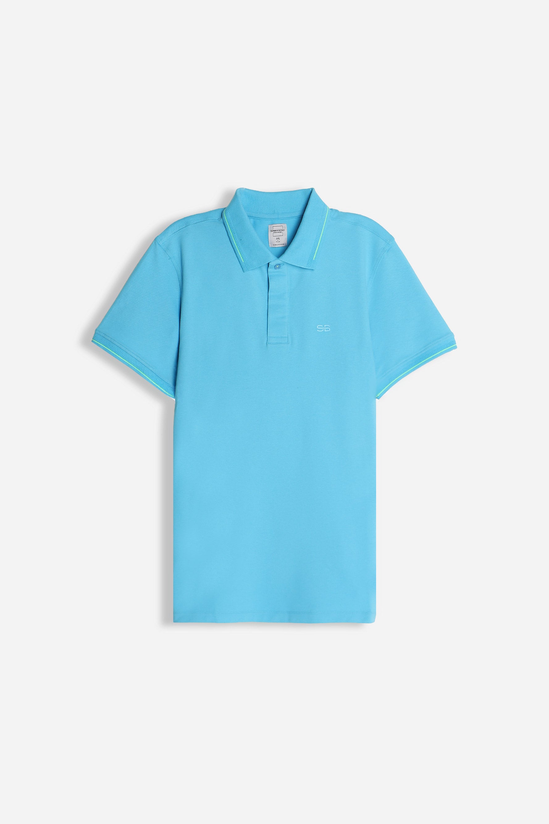 POLO IN PIQUET STRETCH TURCHESE
