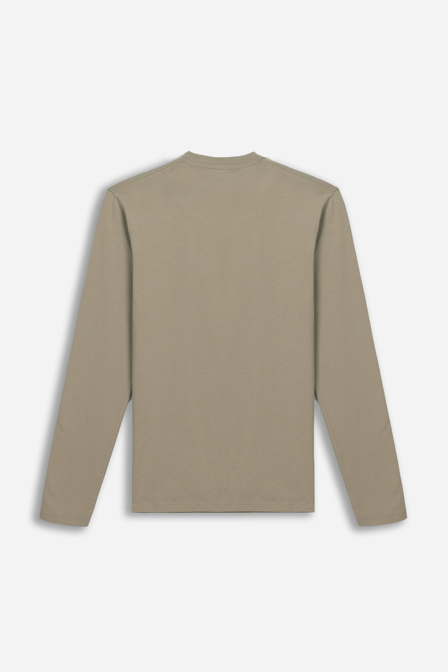 TS-TSHIRT GIROCOLLO MANICA LUNGA TORTORA