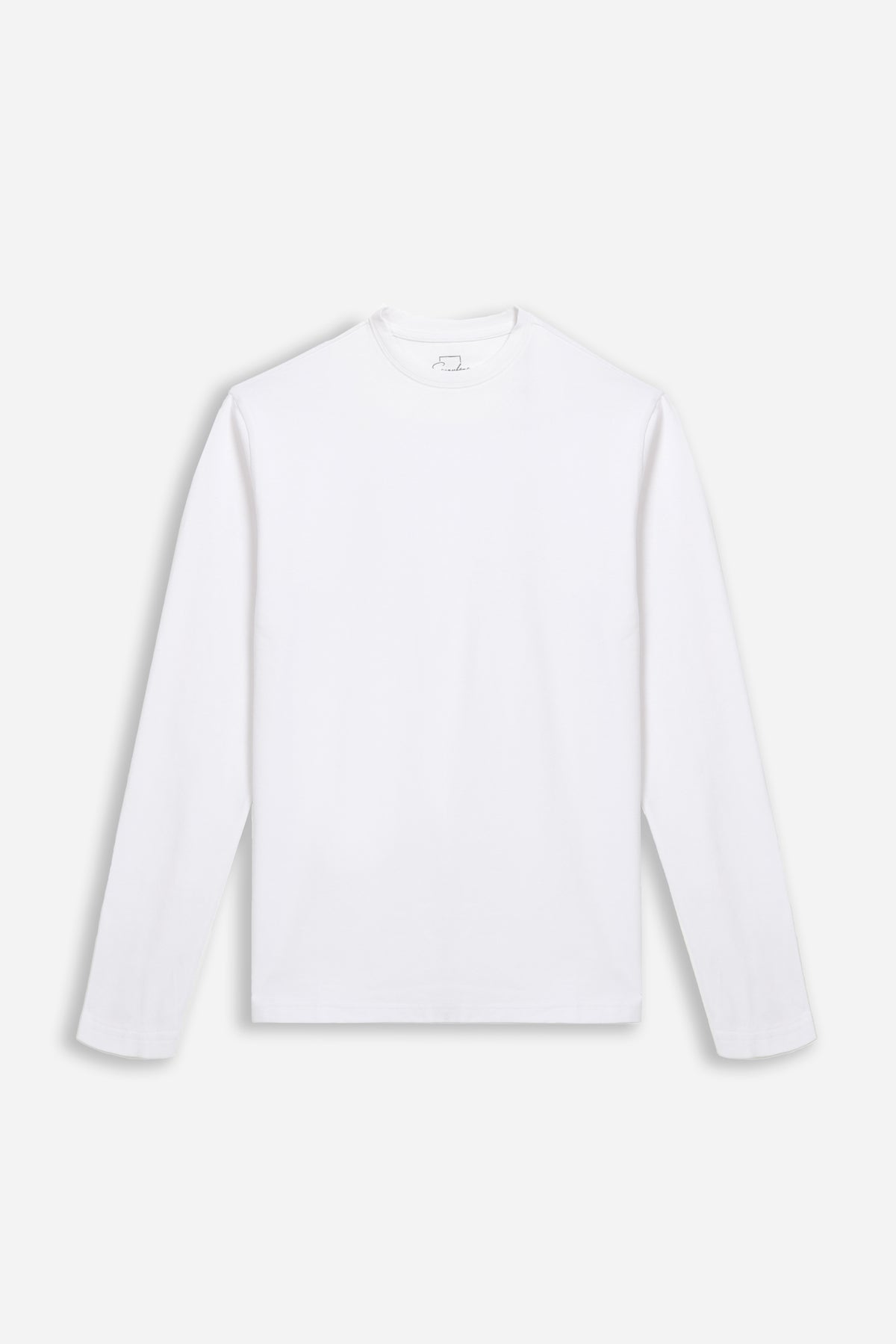 TS-TSHIRT GIROCOLLO MANICA LUNGA BIANCO