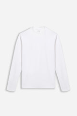 TS-TSHIRT GIROCOLLO MANICA LUNGA BIANCO
