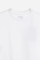 TS-TSHIRT GIROCOLLO MANICA LUNGA BIANCO