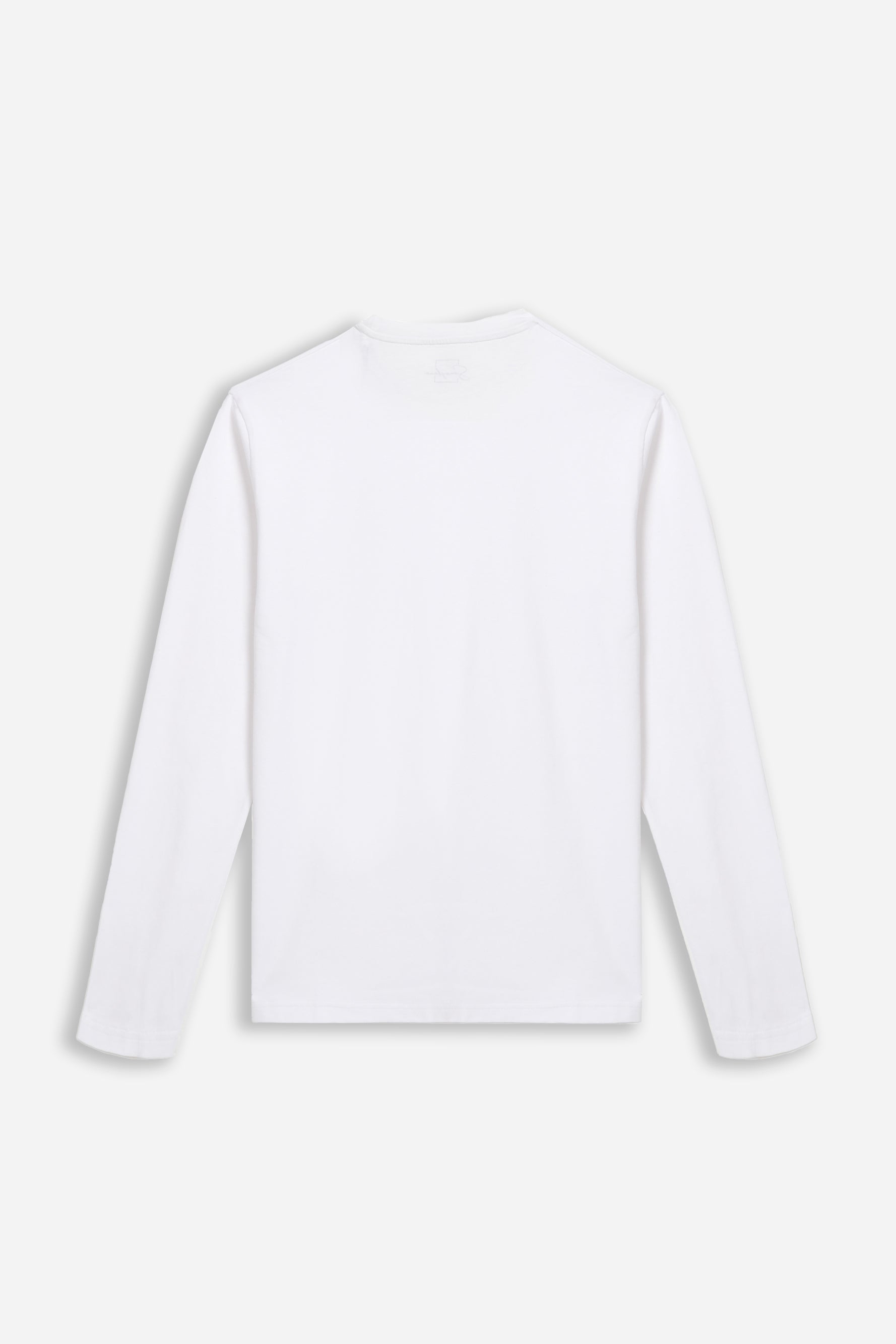 TS-TSHIRT GIROCOLLO MANICA LUNGA BIANCO