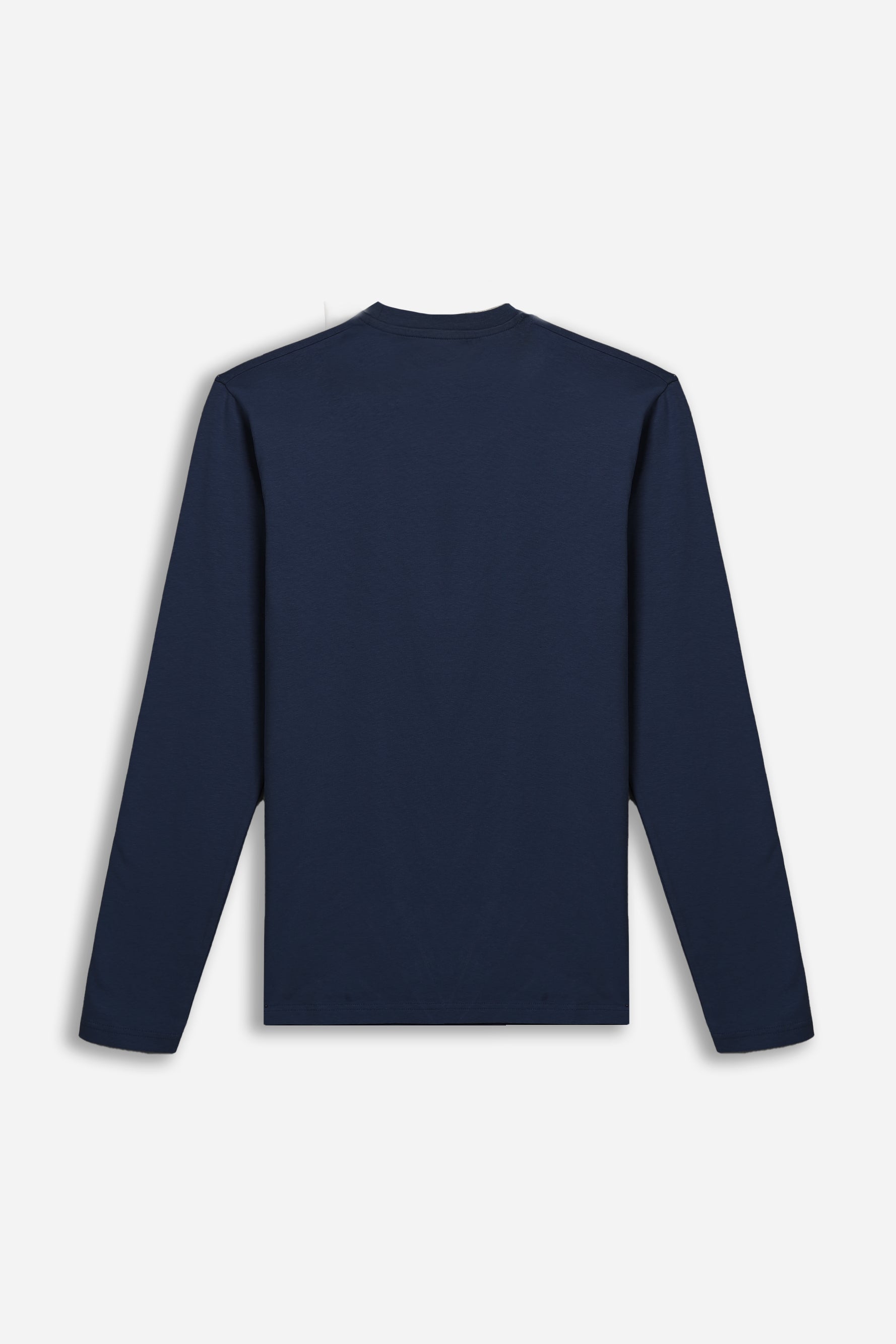 TS-TSHIRT GIROCOLLO MANICA LUNGA BLEU
