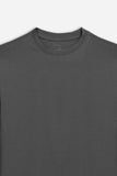 T-SHIRT STRETCH GIROCOLLO MANICA LUNGA ANTRACITE