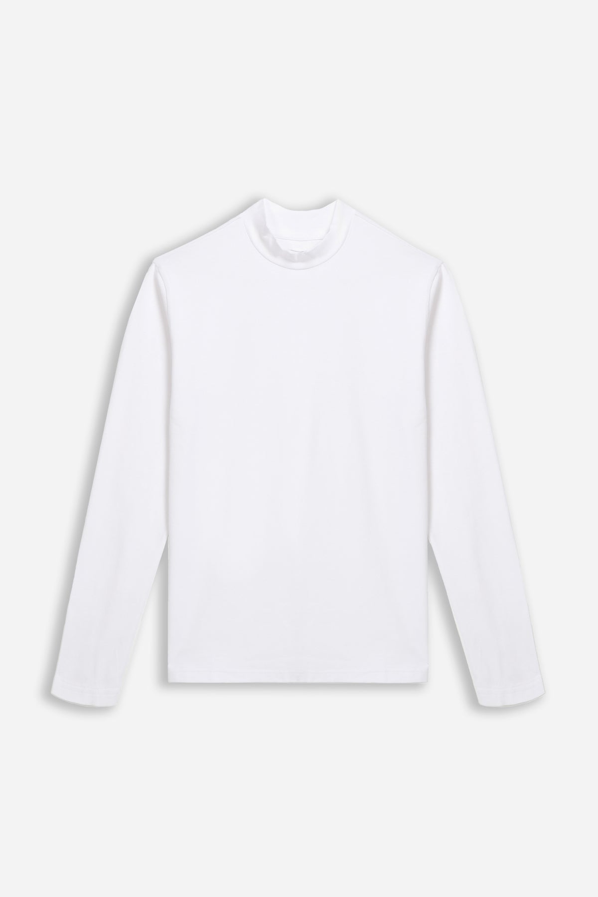 T-SHIRT LUPETTO MANICA LUNGA BIANCO
