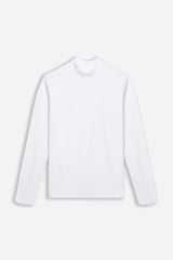 T-SHIRT LUPETTO MANICA LUNGA BIANCO