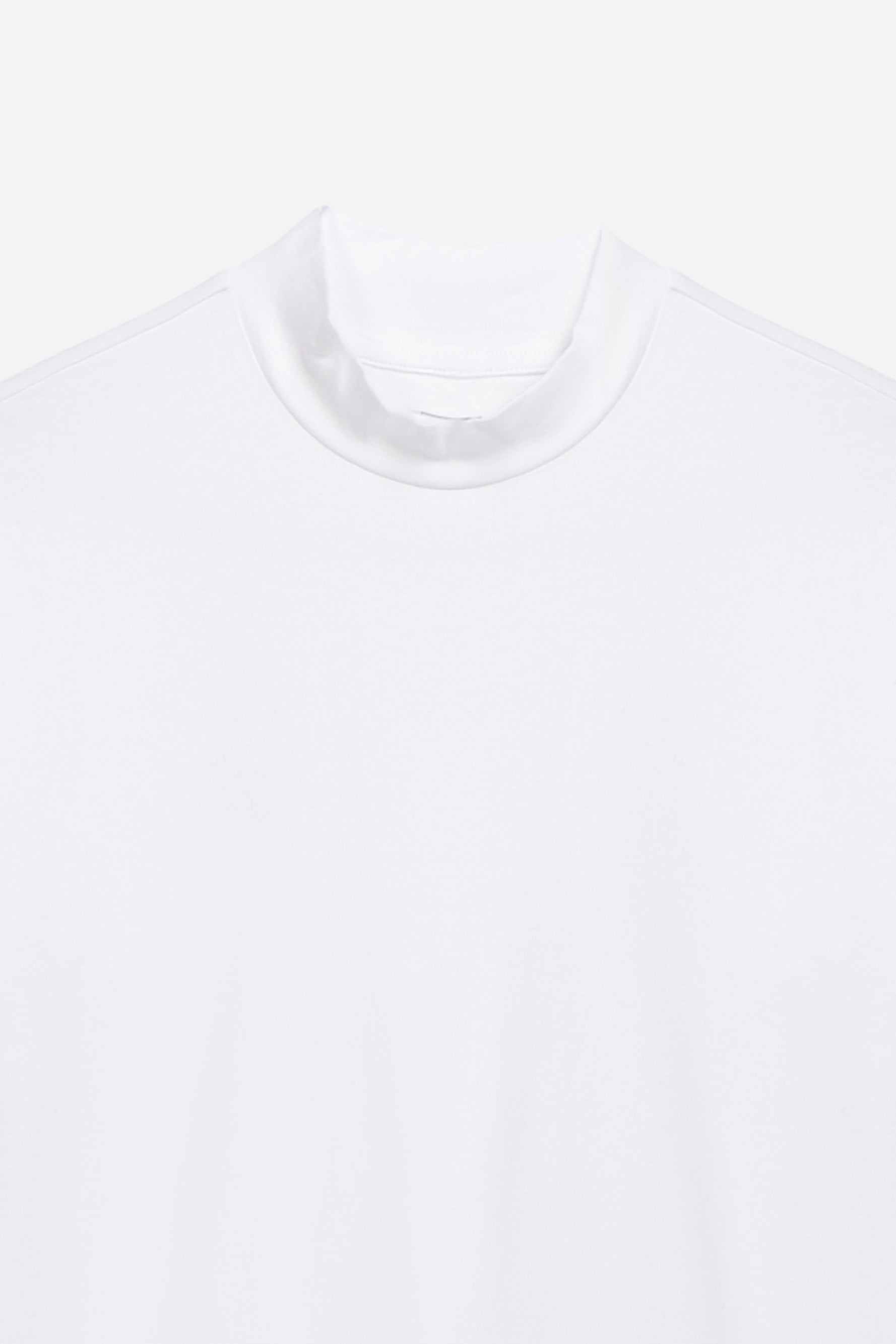 T-SHIRT LUPETTO MANICA LUNGA BIANCO