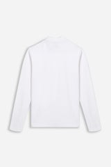 T-SHIRT LUPETTO MANICA LUNGA BIANCO