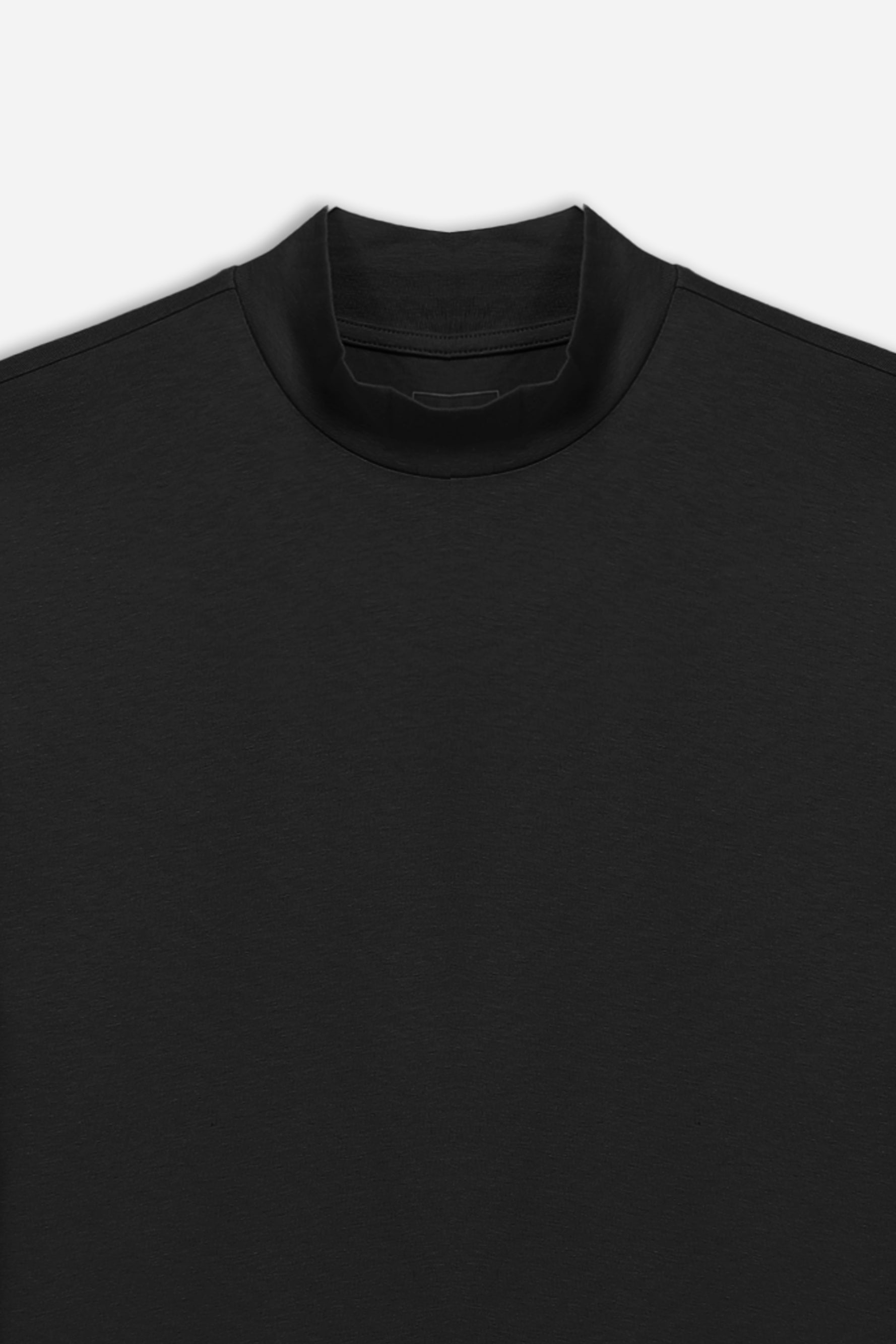 T-SHIRT LUPETTO MANICA LUNGA NERO