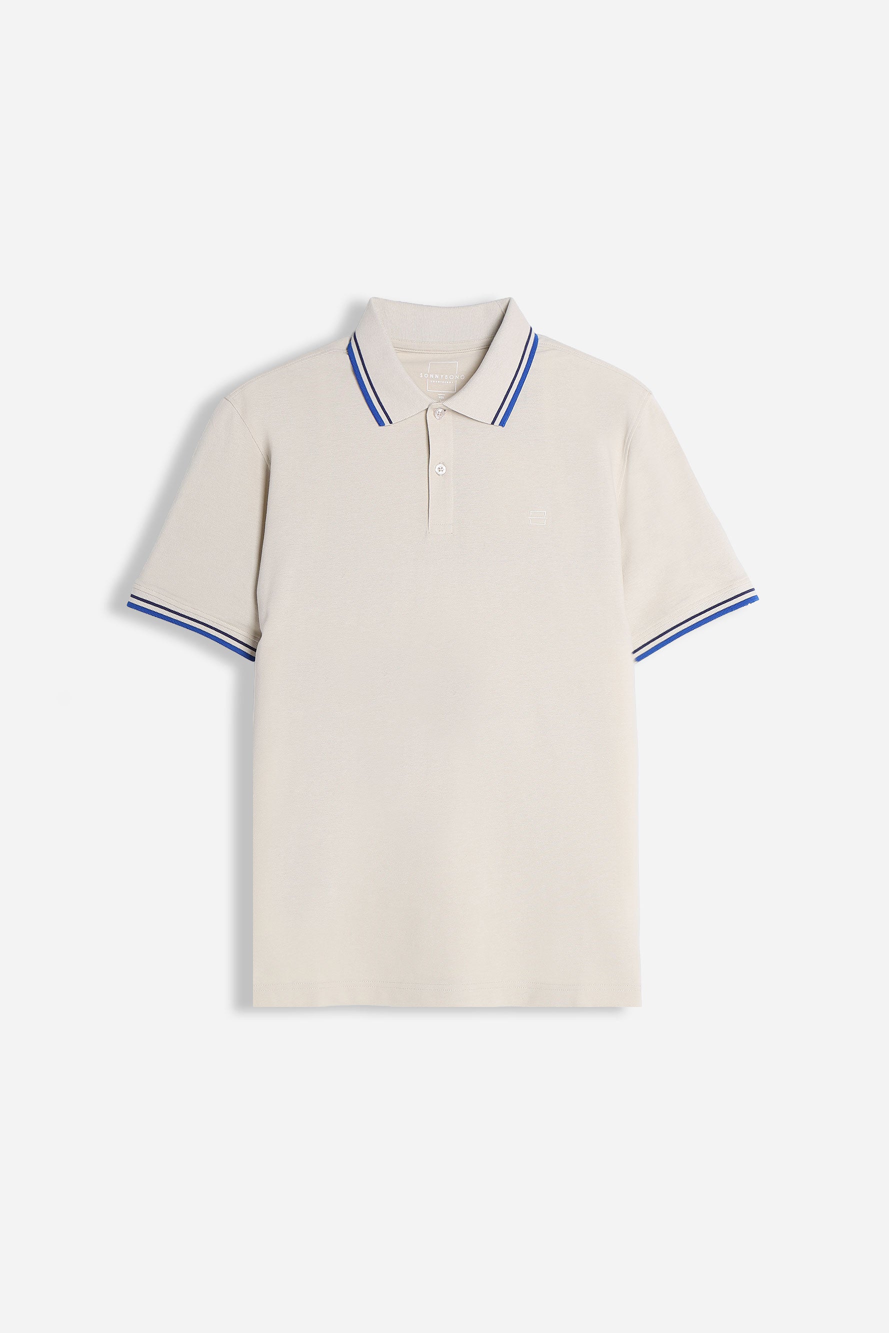 POLO IN PIQUET BASIC BEIGE CHIARO