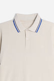 POLO IN PIQUET BASIC BEIGE CHIARO