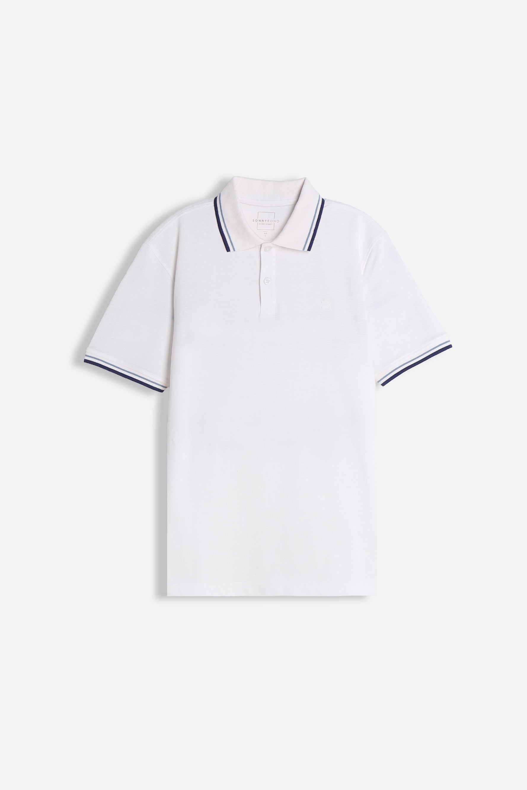 POLO IN PIQUET BASIC BIANCO