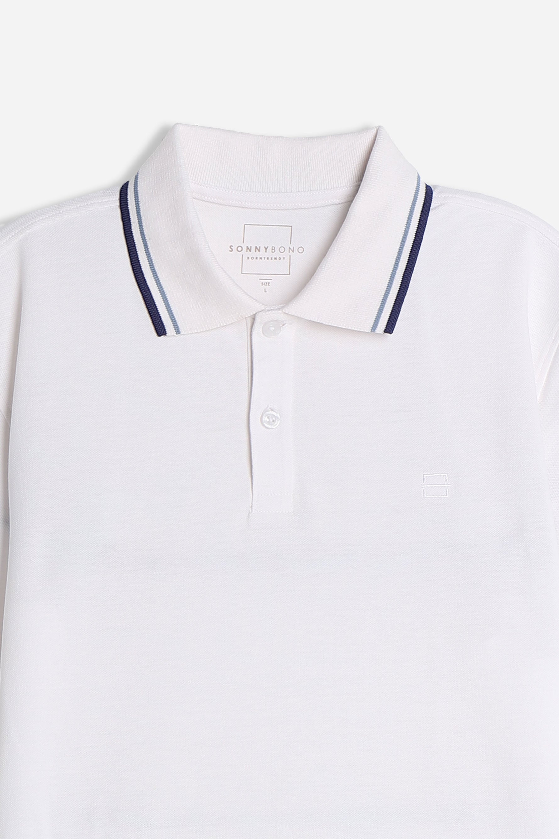 POLO IN PIQUET BASIC BIANCO