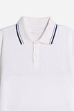 POLO IN PIQUET BASIC BIANCO
