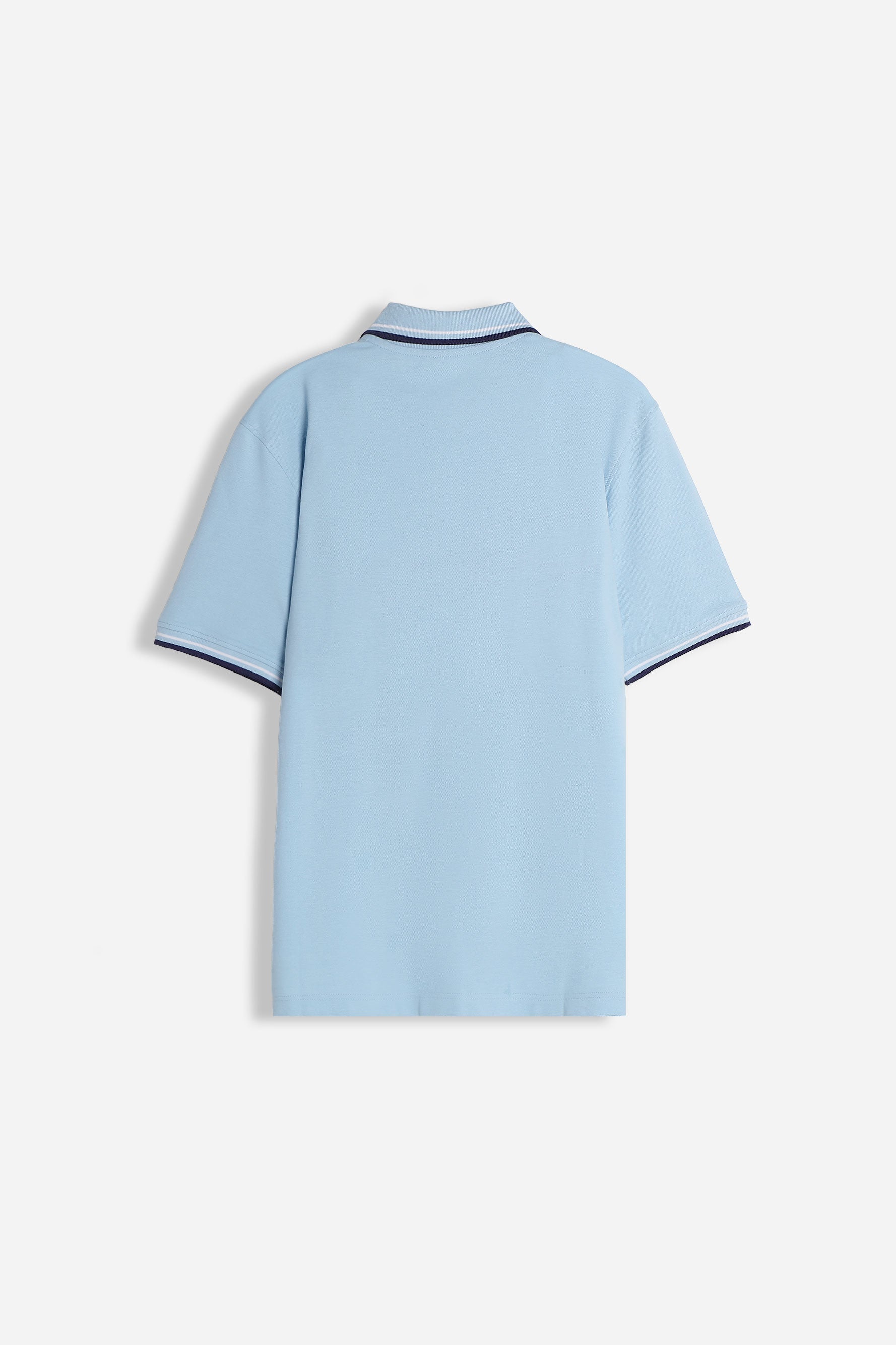 POLO IN PIQUET BASIC CELESTE