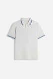 POLO IN PIQUET BASIC GRIGIO