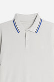 POLO IN PIQUET BASIC GRIGIO
